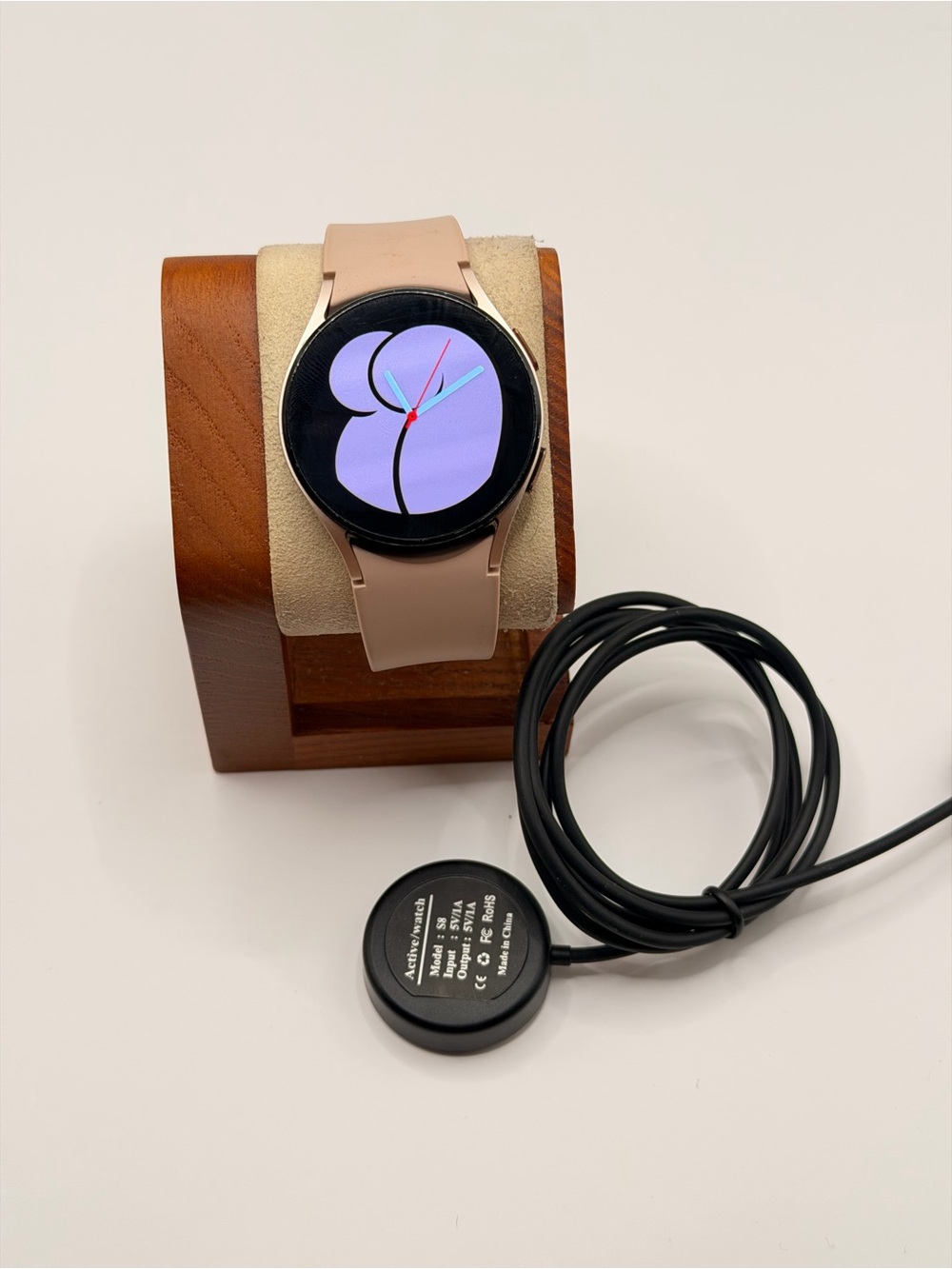 Samsung Galaxy Watch 4, LTE, charger Included, 40mm, Pink/ Rose Gold, tested